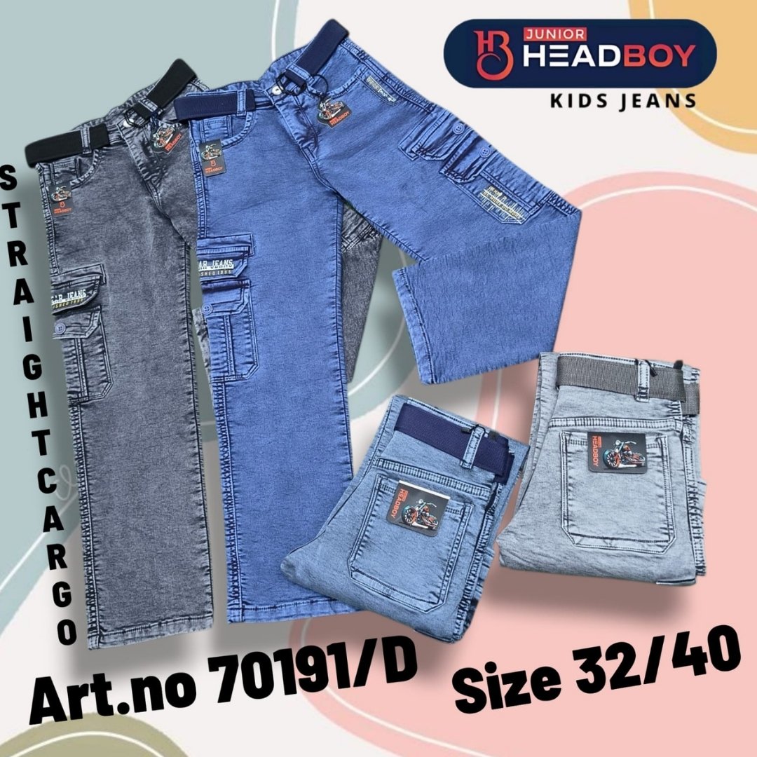 20 JUNIOR HEADBOY KIDS JEANS | STRAIGHT FIT – Art.no 70191/D - Image 1